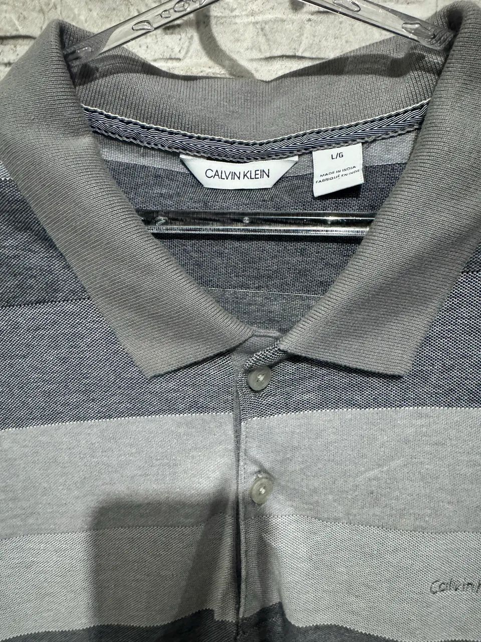Camisa Polo Calvin Klein cinza - Foto 3