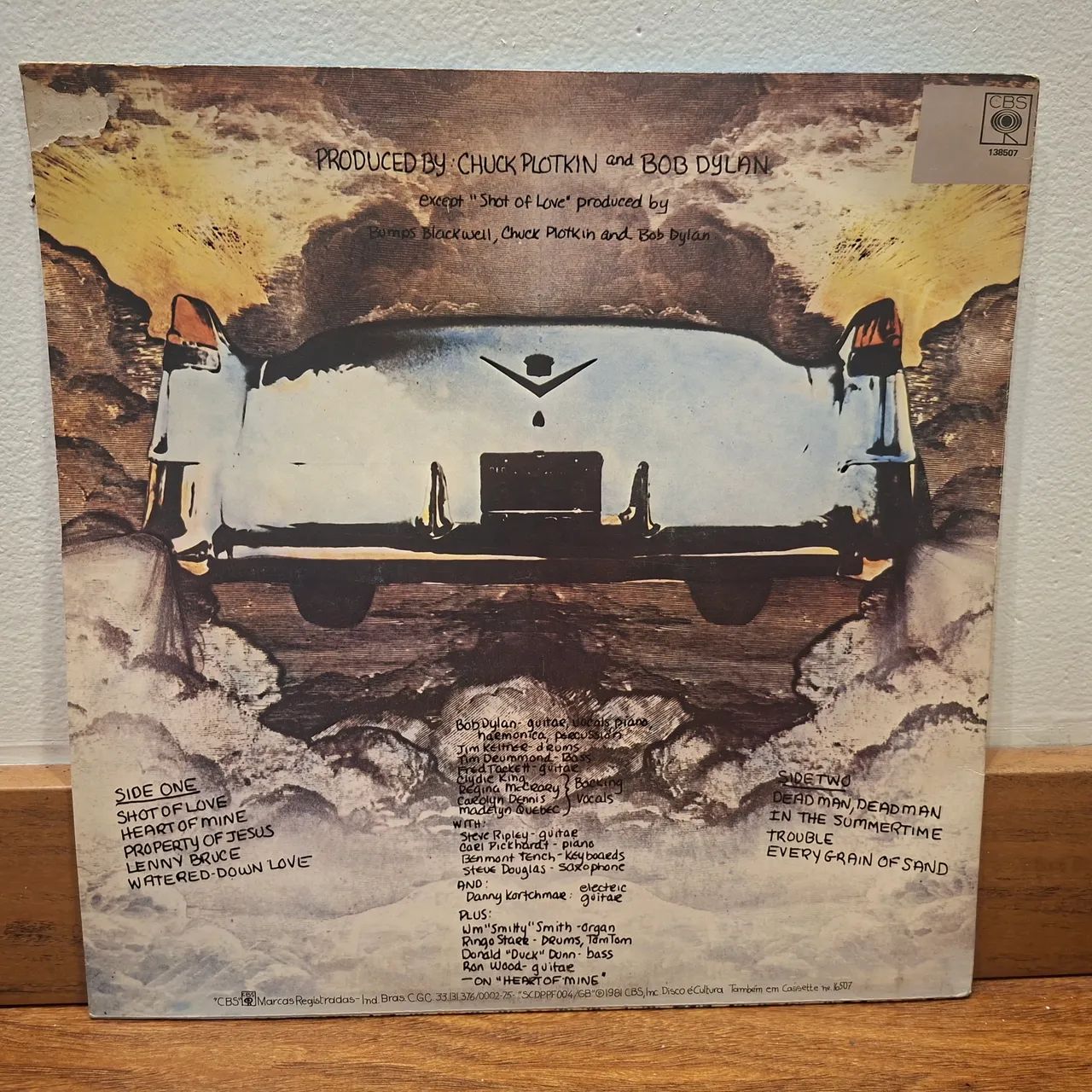 LP Shot of love / Bob Dylan - Foto 2