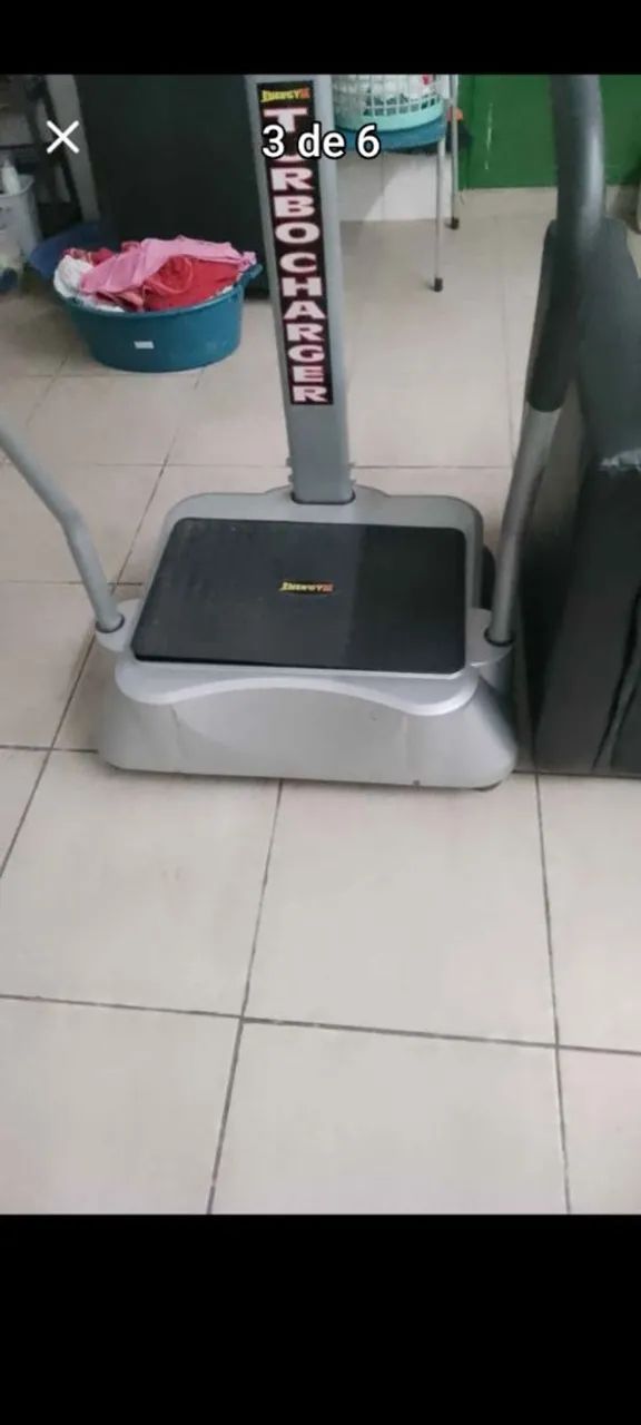 Plataforma vibratória turbo super charger