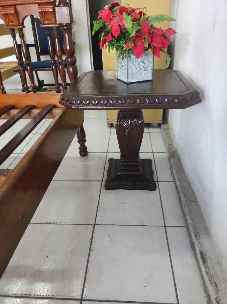 CAMA CASAL ENTALHADA COM 2 MESAS LATERAL  - Foto 4
