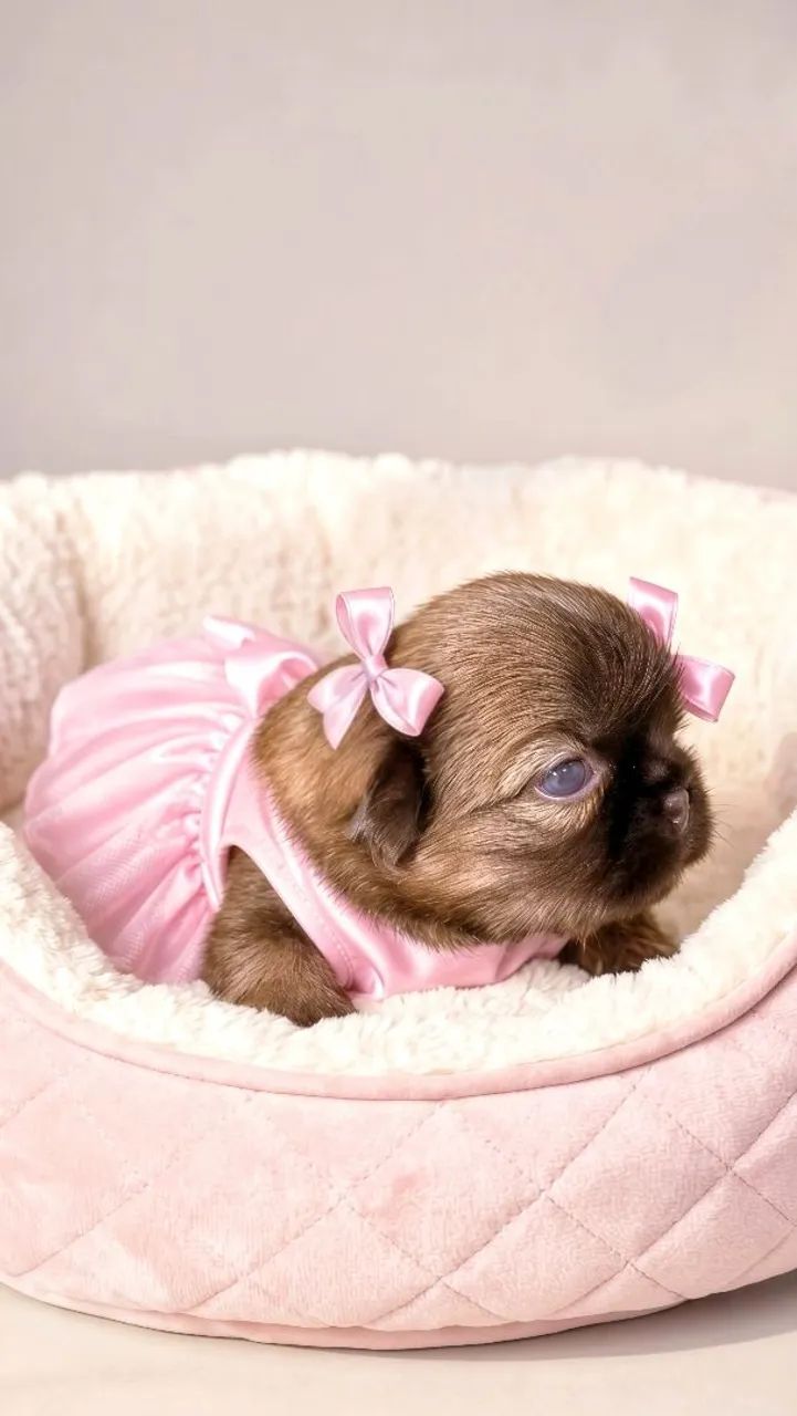 Bebês shihtzu mini