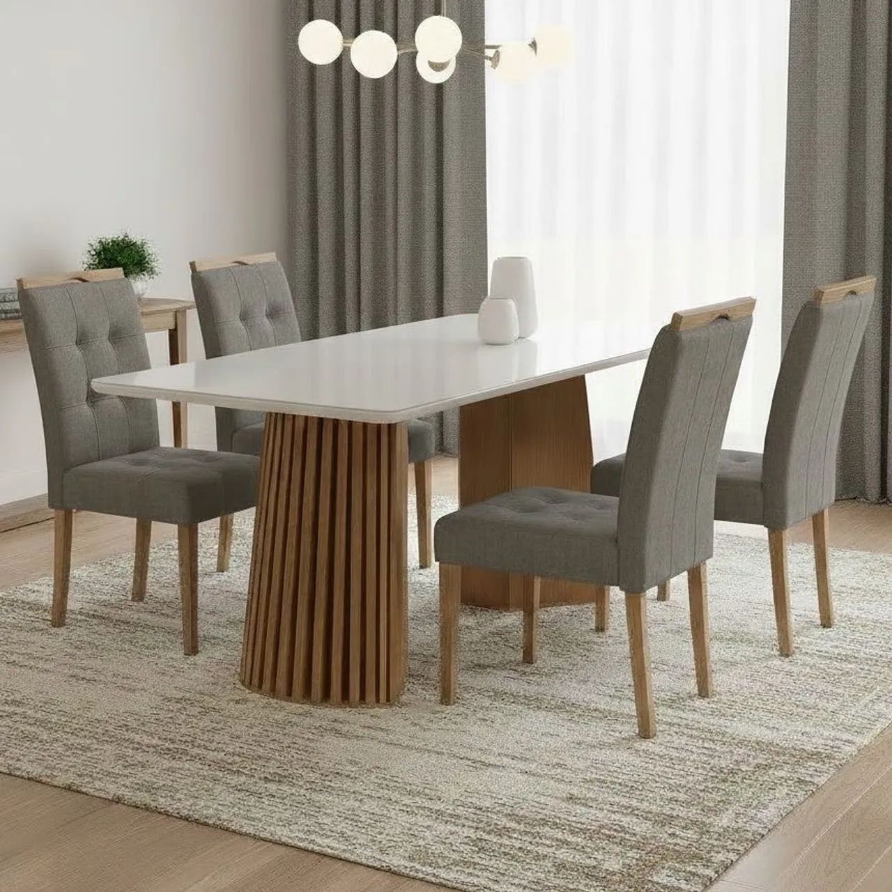 *Mesa de Jantar Nevada 1,20 cm Pronta Entrega.  - Foto 4