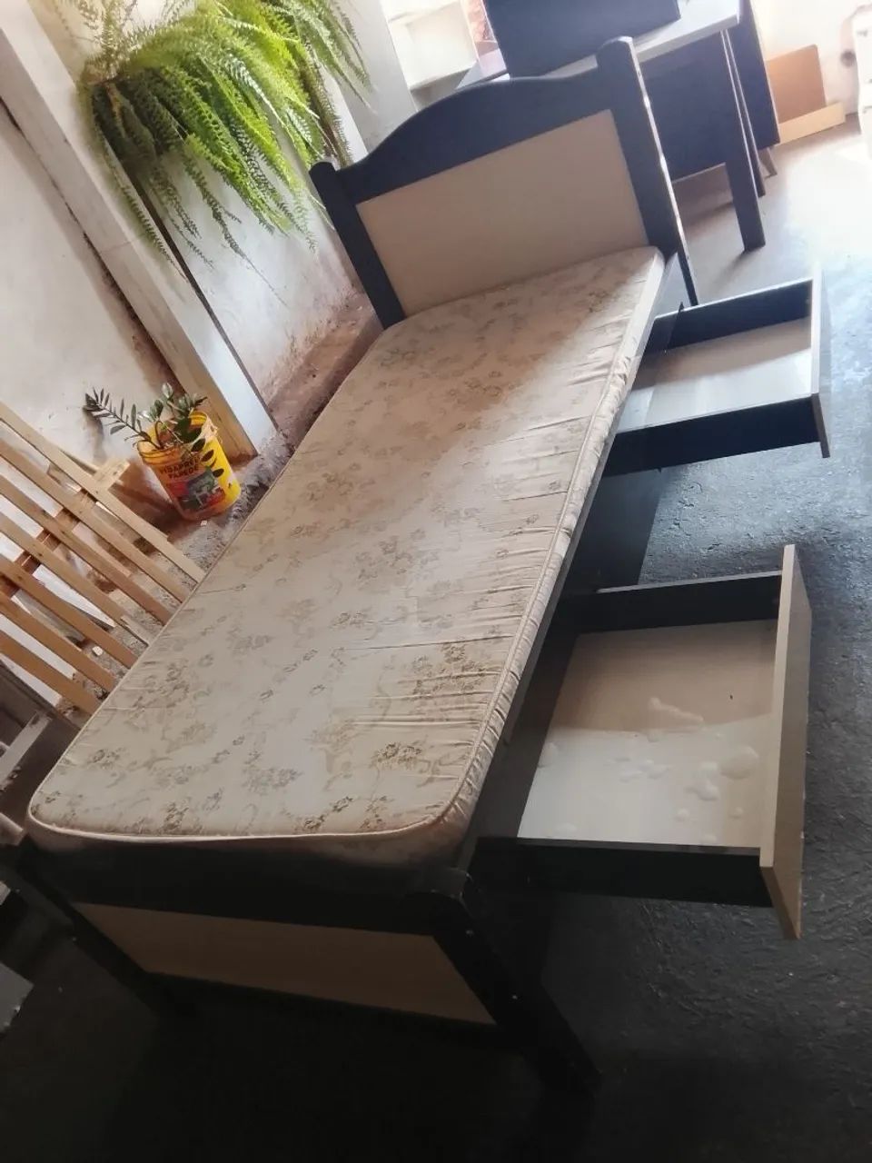 Cama de solteiro com colchão  - Foto 4