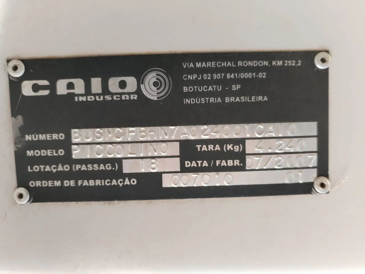 Vende se Microônibus piccolino 18 lugares - Foto 4