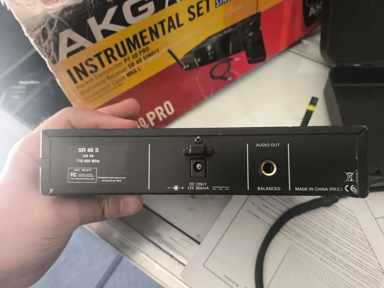 Transmissor AKG modelo WMS 40 PRO  - Foto 4