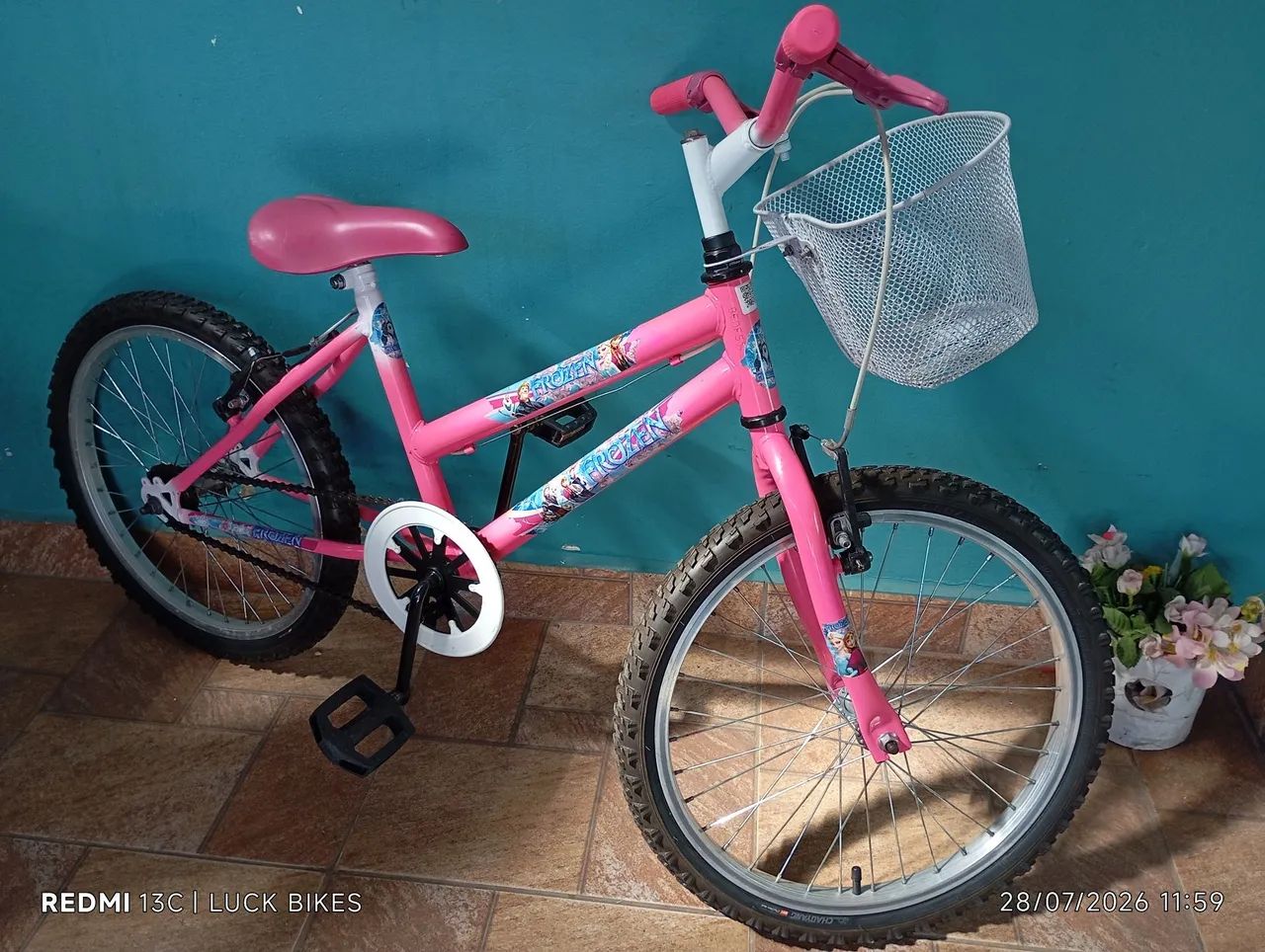 Bicicleta aro 20 Frozen 