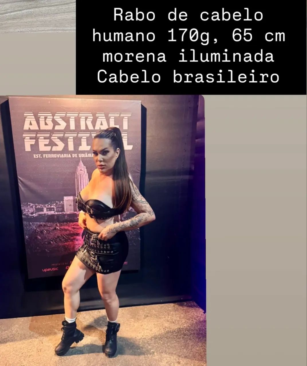 Rabo de Cabelo Humano Brasileiro - Foto 2