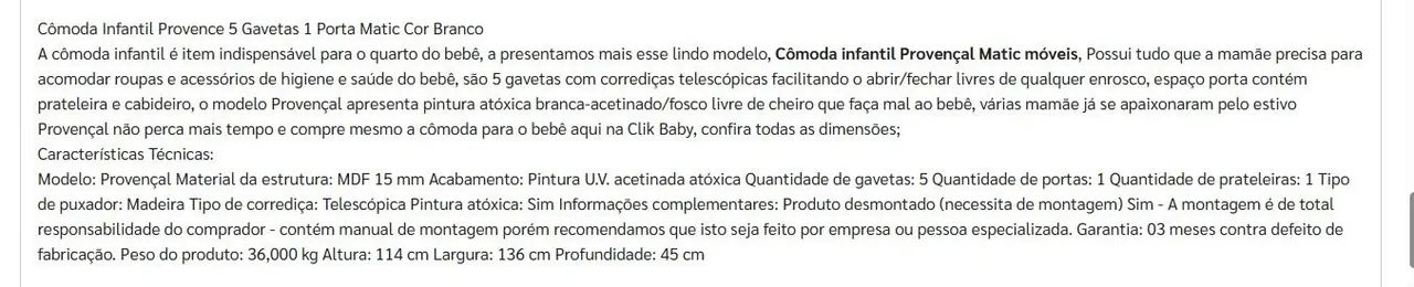 Cômoda 100% MDF de qualidade conservada  - Foto 5