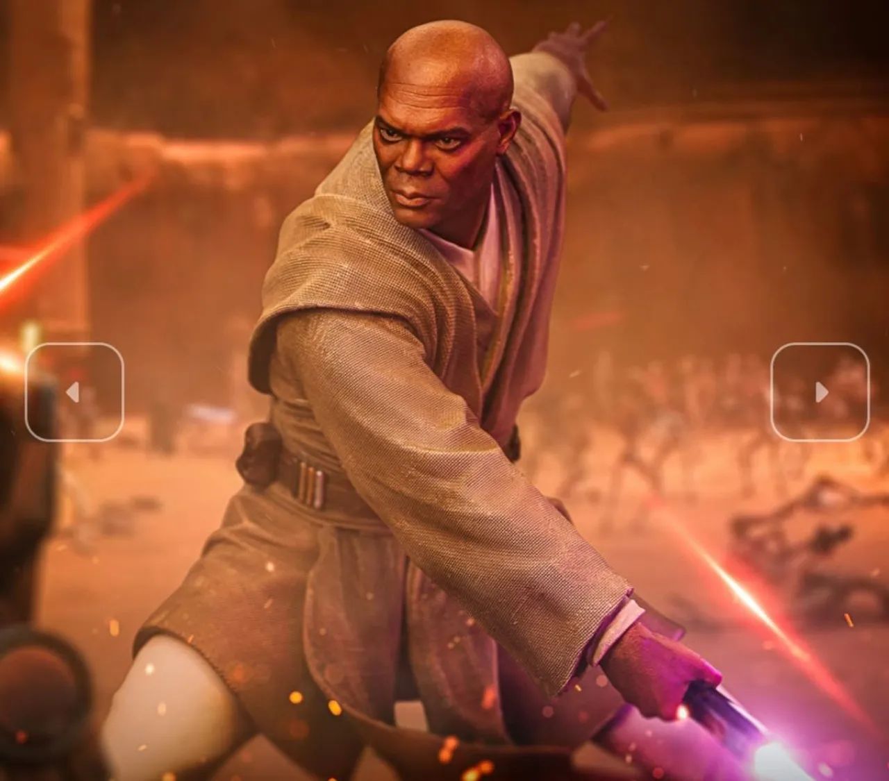 Mace Windu Iron Studios Star Wars - Foto 2