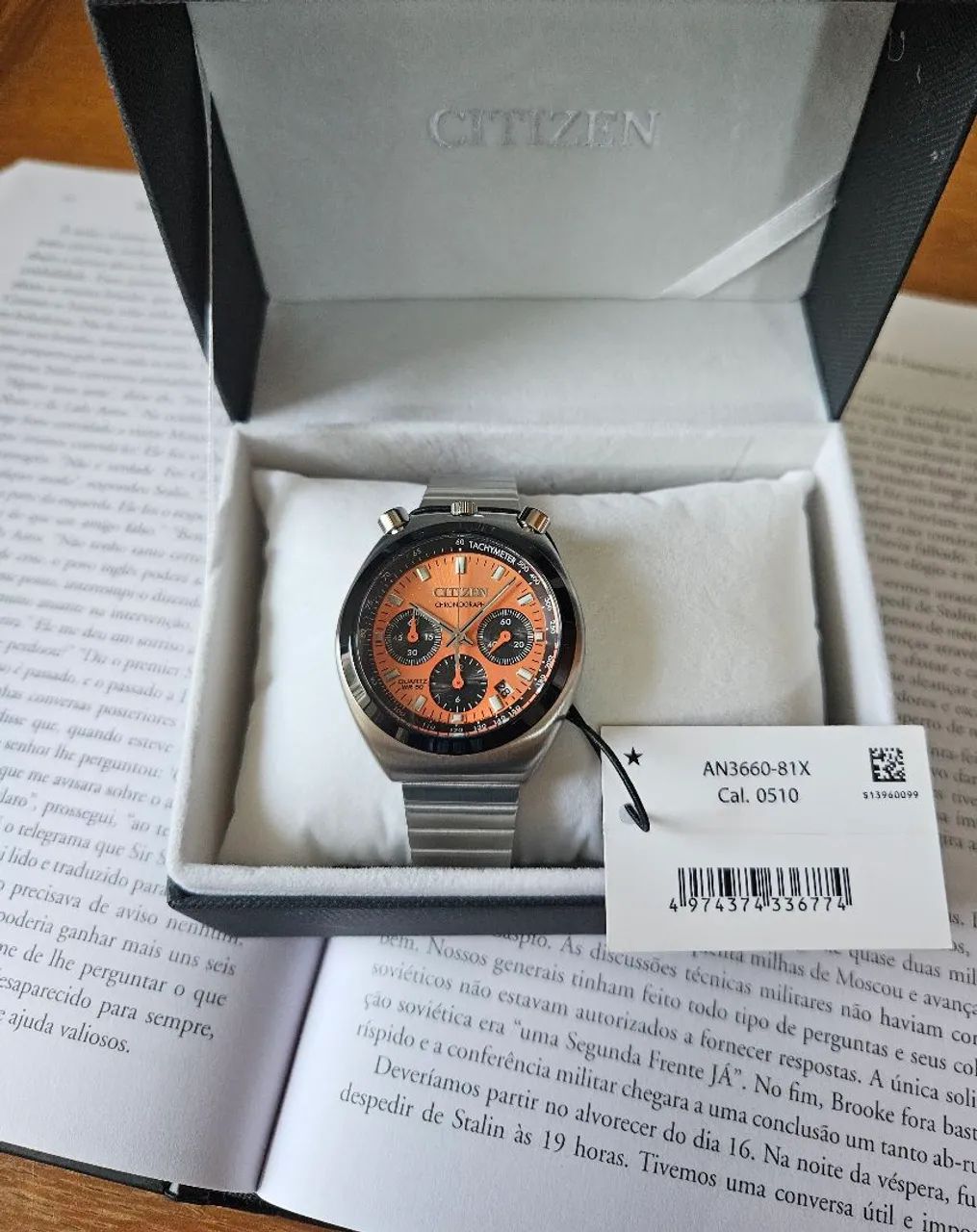 Citizen Chronograph Bullhead Ref: AN3660-81X - Acessórios - Jardim