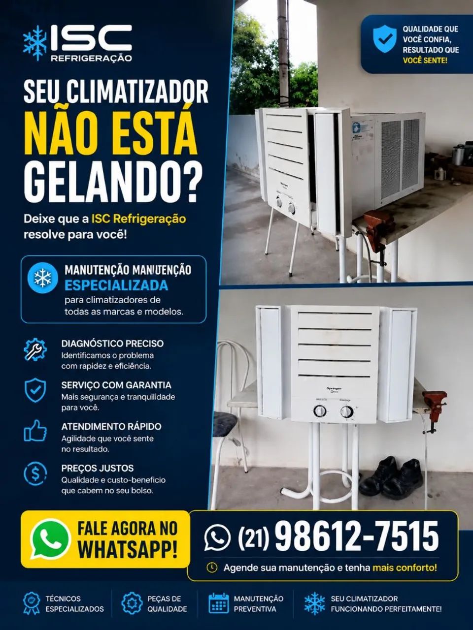 Assistência técnica refrigeração/elétrica 