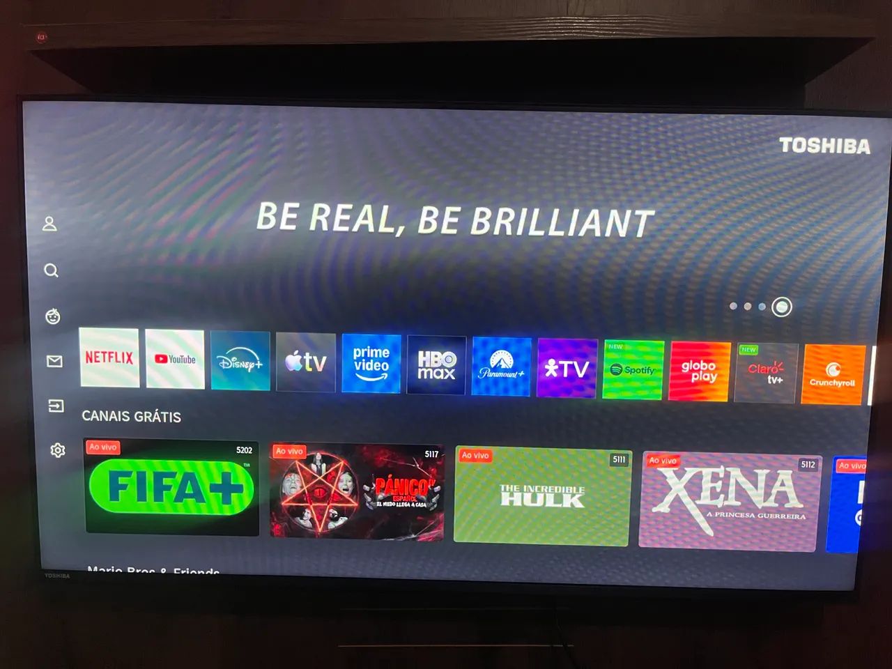 Tv Smart 43 Polegadas Toshiba Com Painel E Led Inteligente - Foto 5