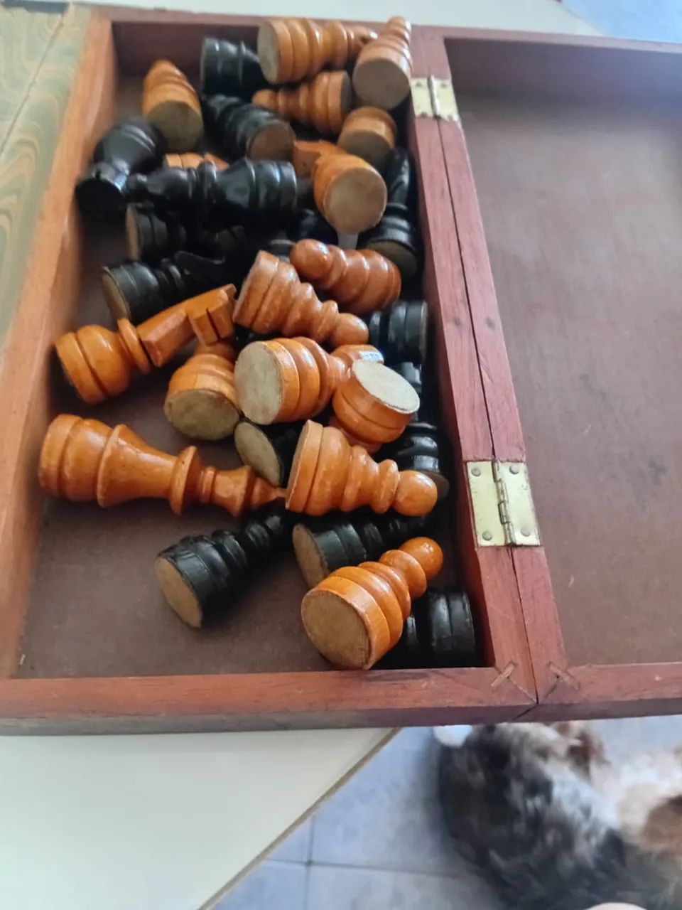 Conjunto De Xadrez Em Madeira - Foto 2
