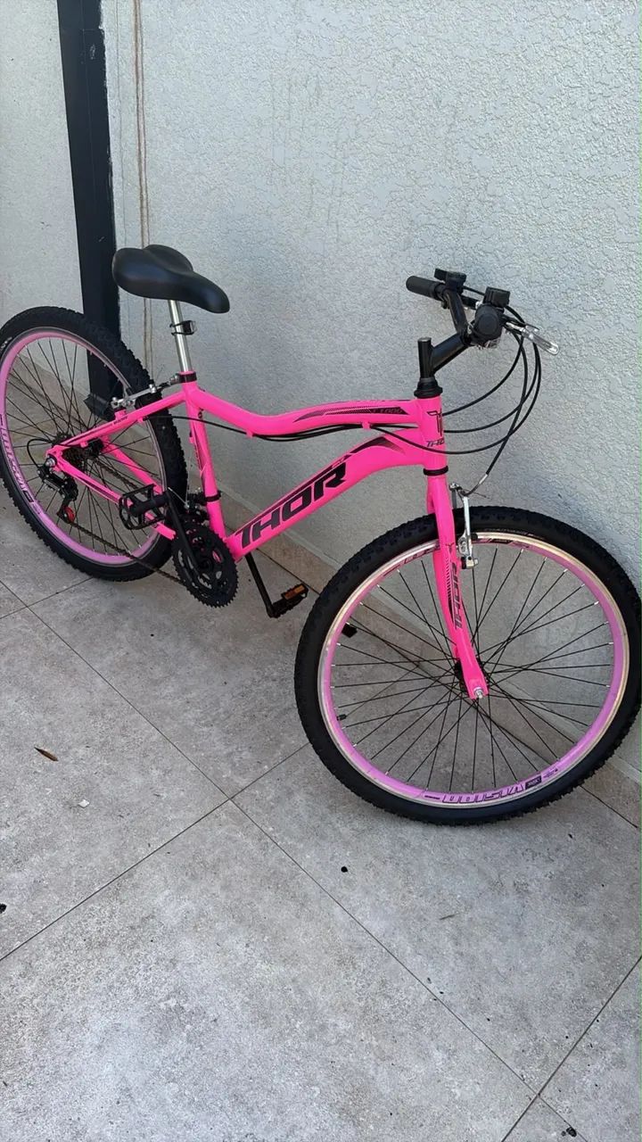 Bicicleta Track Aro 26 Rosa nova