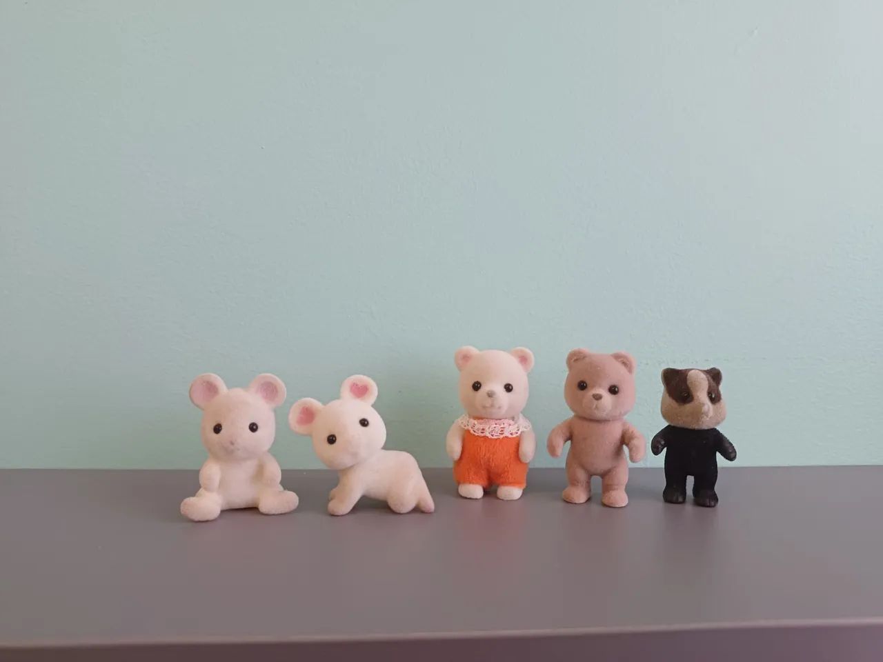 Lote de bebê sylvanian families 