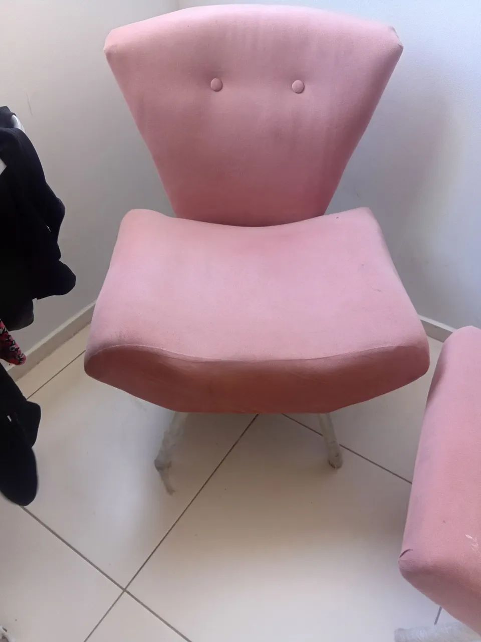 Poltrona canoa  rosa  - Foto 4