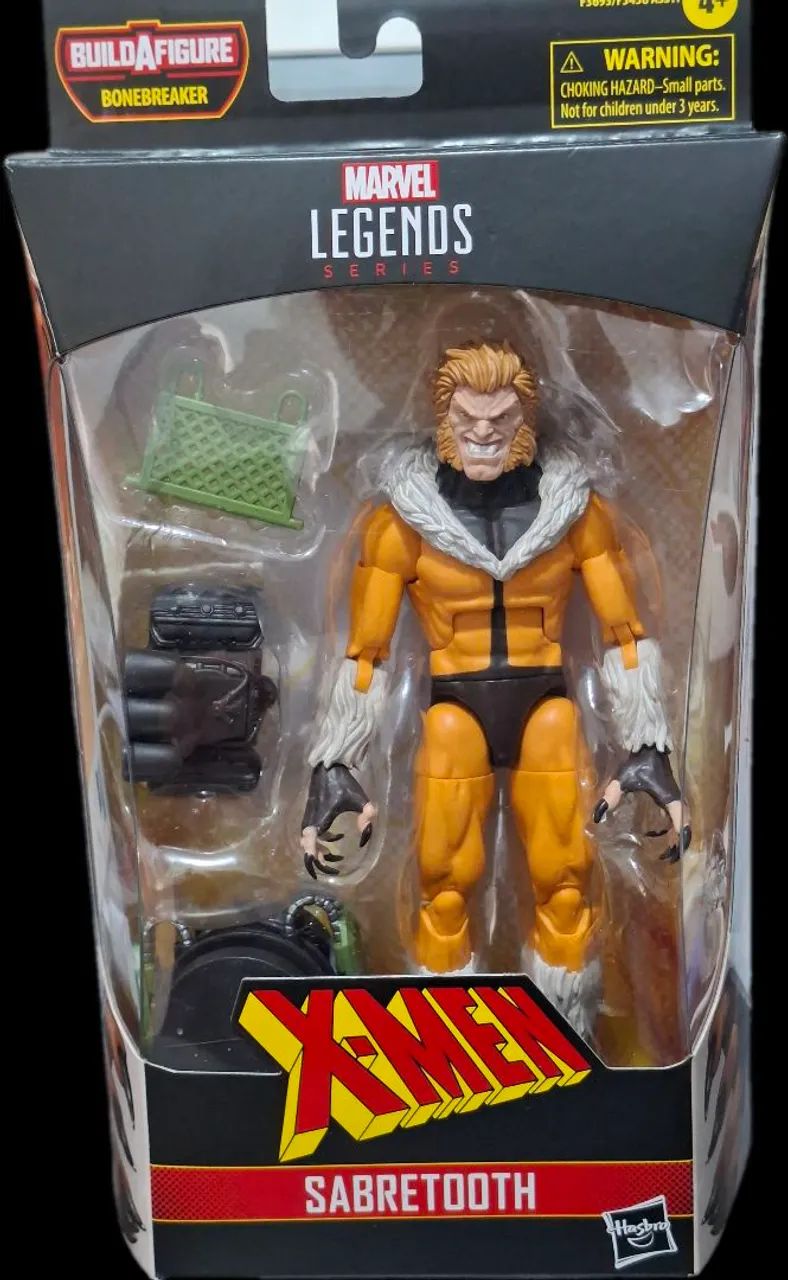 Hasbro Marvel Legends Dente Sabre + Peças BAF (Novo) - Hobbies e