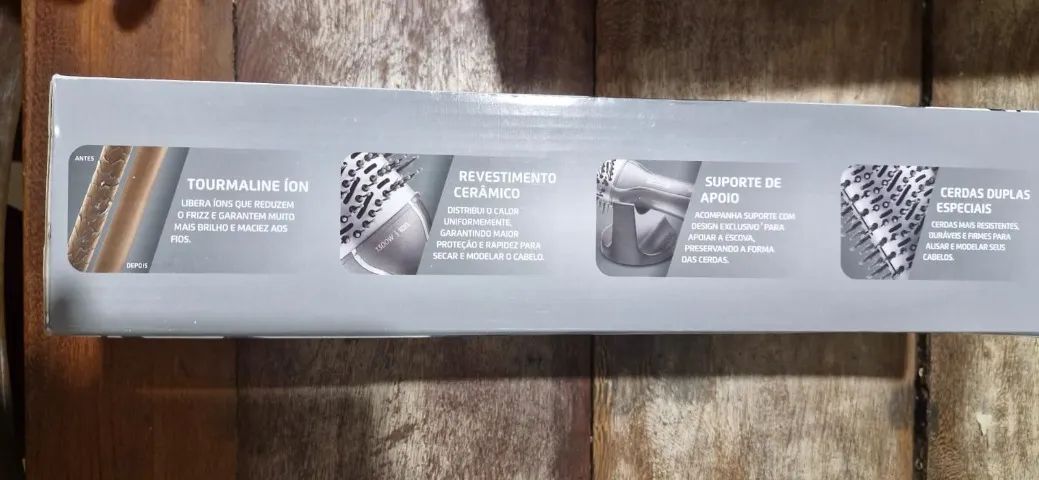 Escova Secadora Mondial Space Shine 3 em 1 (seca, alisa e modela) NOVA - Foto 2