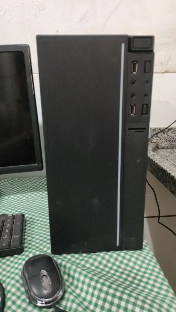 Computador Completo Usado MARCA: BLUECASE 2023  CPU + Monitor + Teclado + Mouse - Foto 2