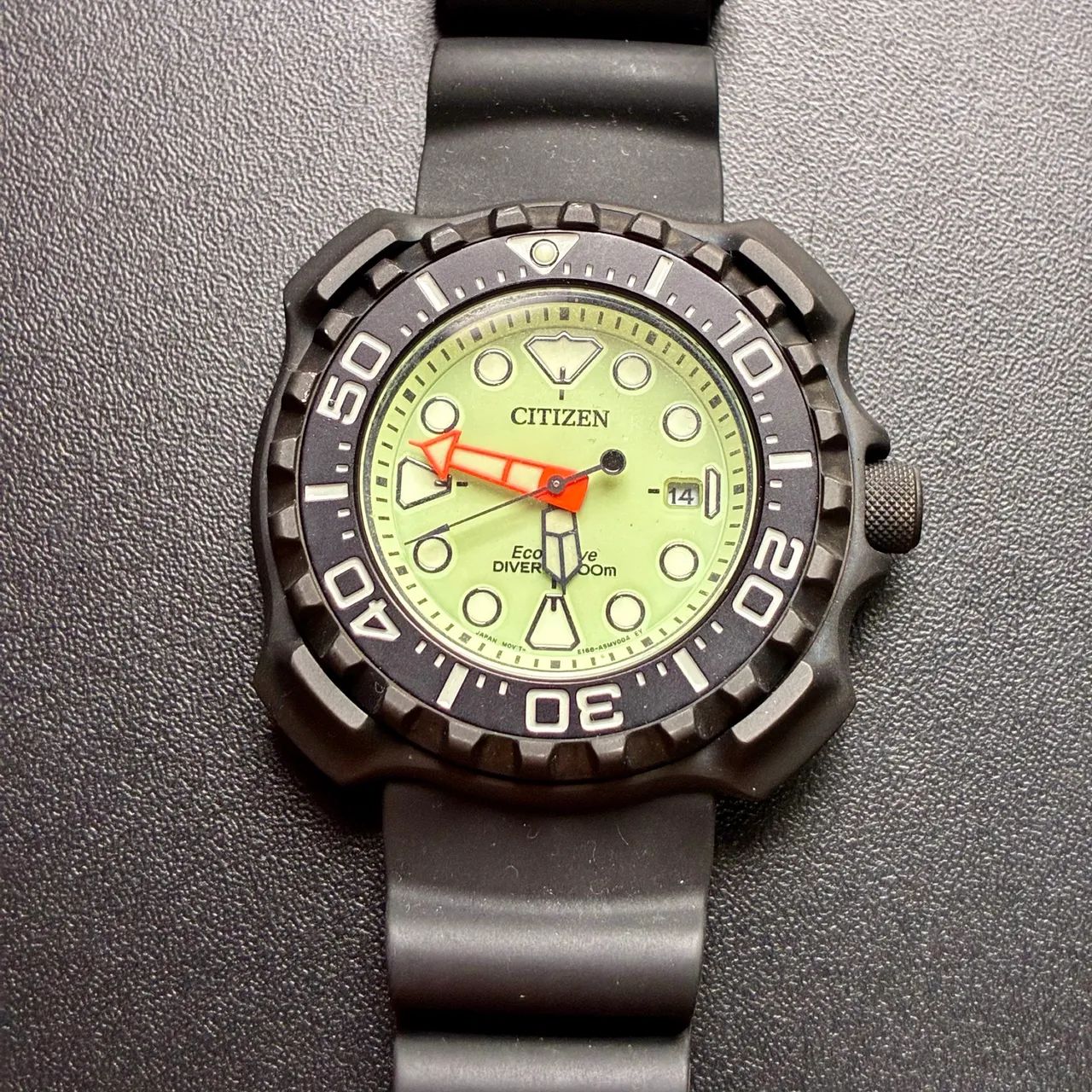 Relógio Citizen Eco-Drive Promaster Diver Amarelo Titânio BN0227