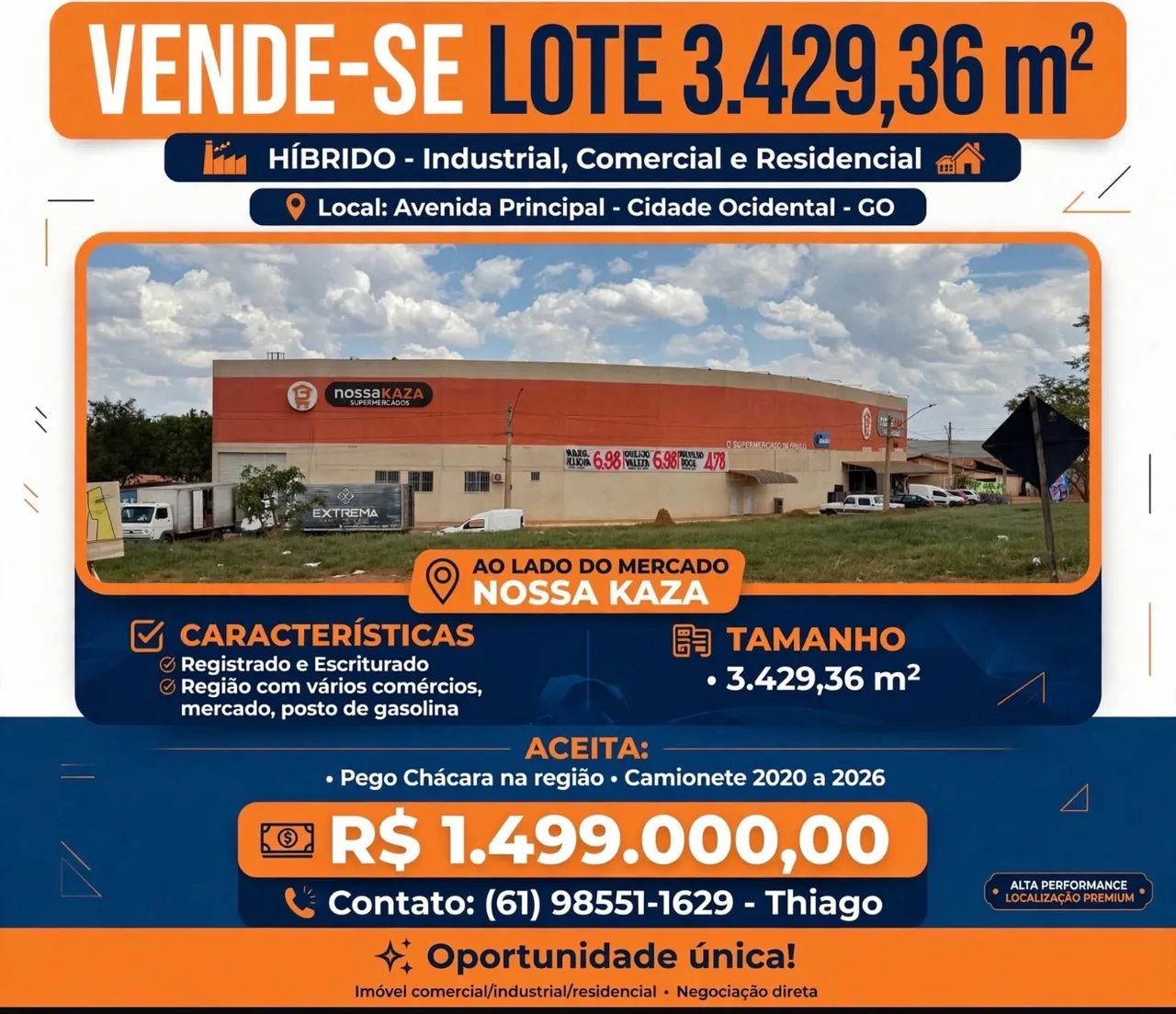 Oportunidade Vendo Lote Híbrido  - Foto 4