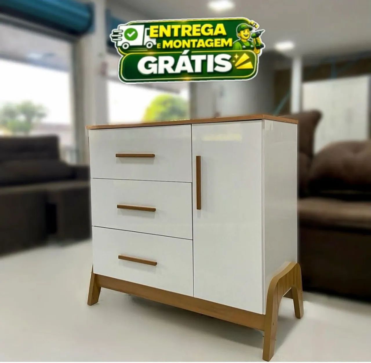 Cômoda infantil Guti - MDF 