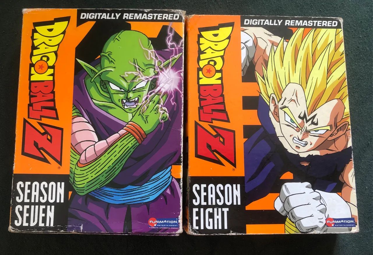 Lote Dvd Box Original Dragon Ball Z Majin Boo Season 7 e 8 - CDs