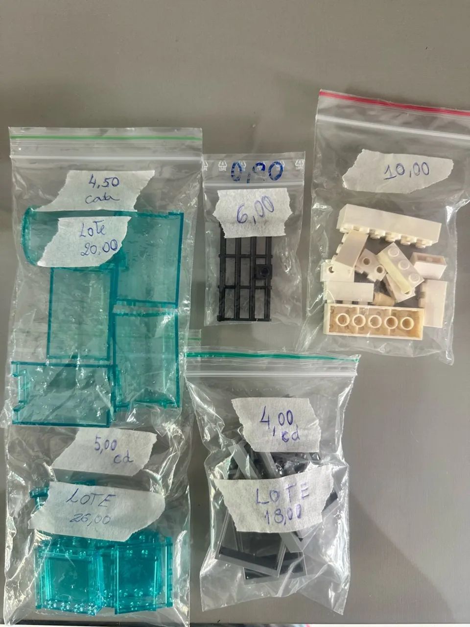 Lote de peças Lego Original 