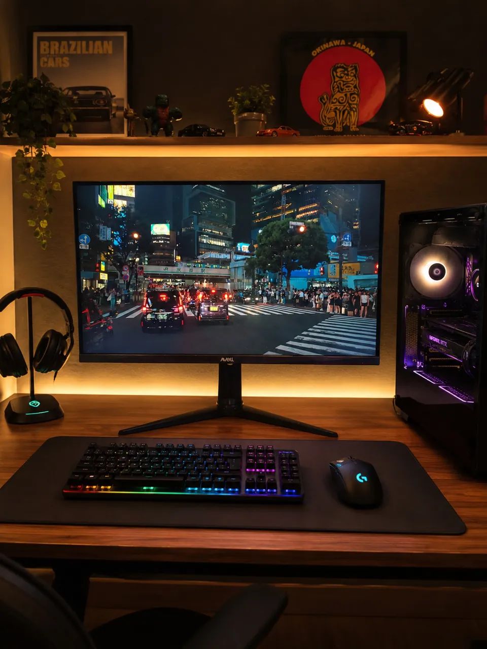 Monitor Gamer Volcanos Avell 27 polegadas 180hz 2K