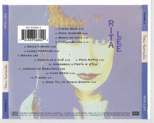 CD Rita Lee - Meus Momentos - EMI / 14 sucessos / Usado - Foto 4
