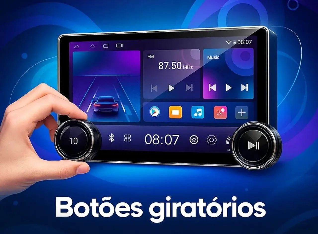 Multimídia RS1160BR com Carplay  10 polegadas 
