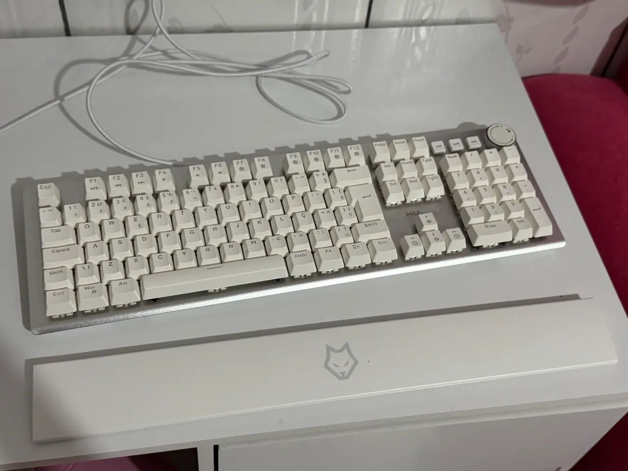 Teclado Husky 100% Red Switch Novo