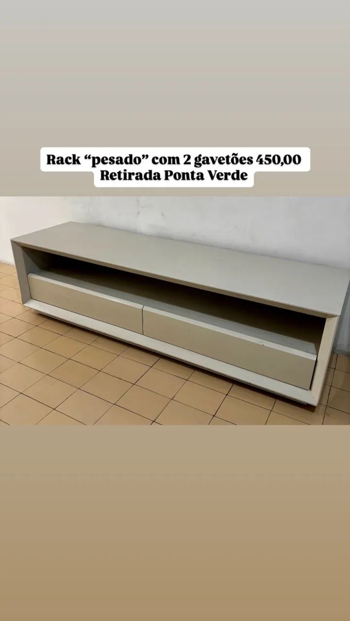 Rack com 2 gavetões 