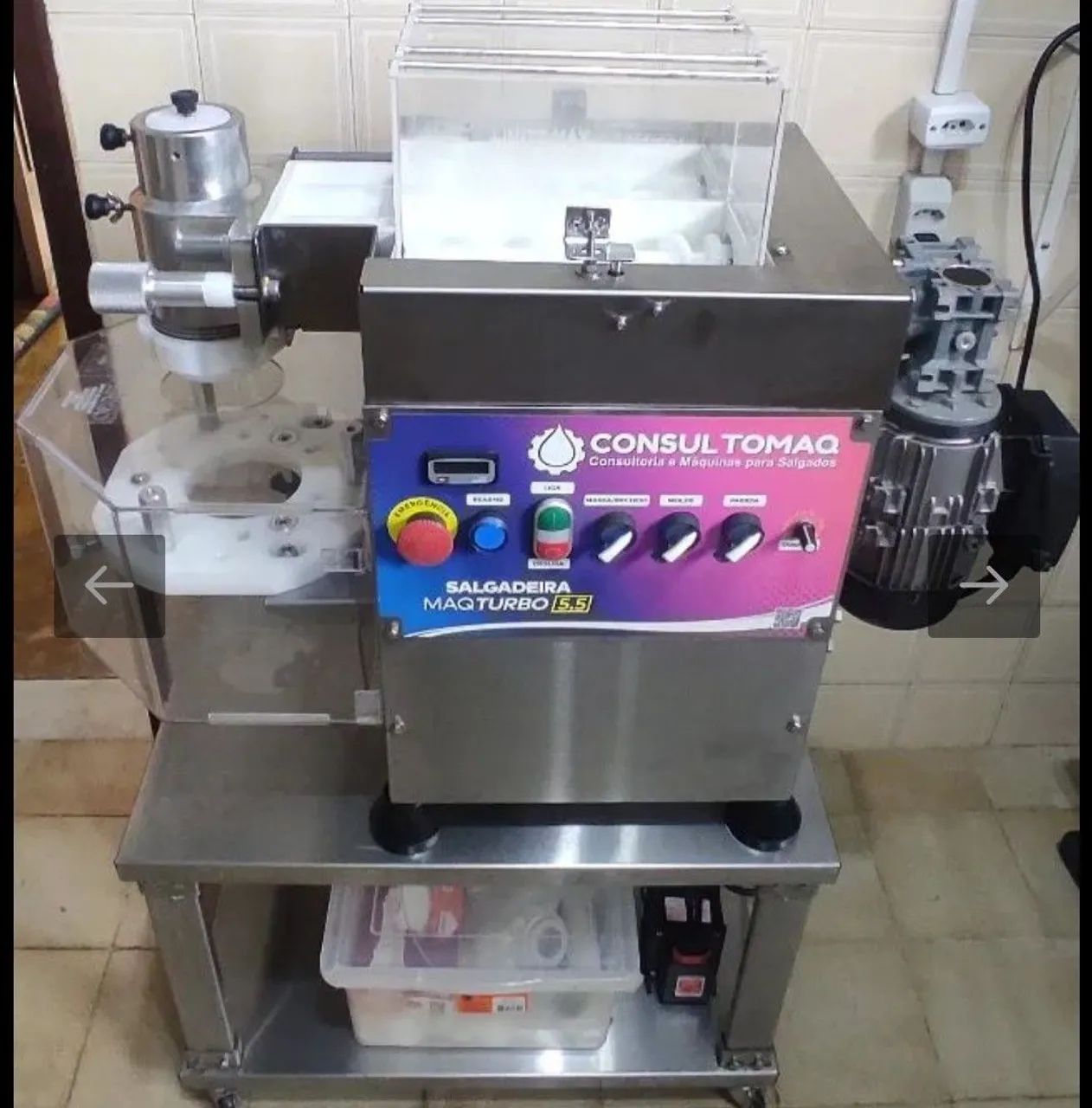 Modeladora de Salgado - Máquina de Salgadinhos