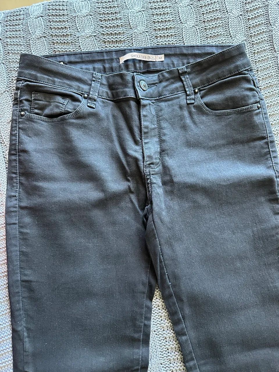Calça skinny preta shoulder tamanho 42 - Foto 3