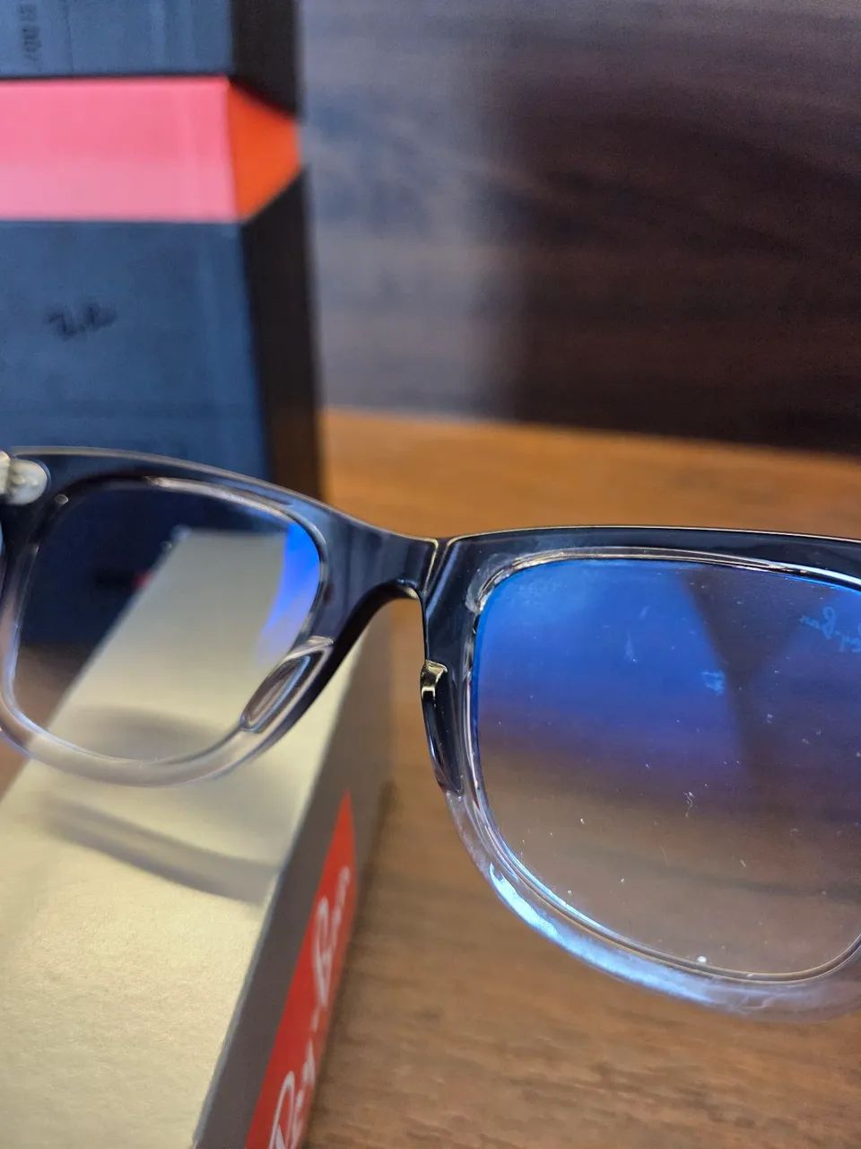 Óculos de Sol Rayban Wayfarer Custom Lab original - Foto 5