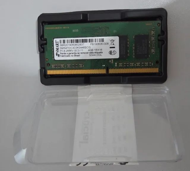 Memória RAM 4GB DDR4 2666MHz Notebook SMART - Foto 2