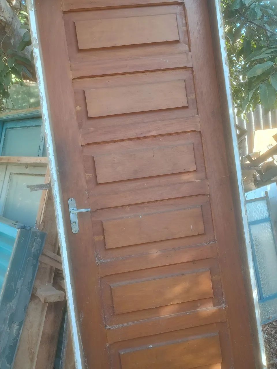 PORTA COM ALMOFADA DUPLA COMPLETA - Foto 5