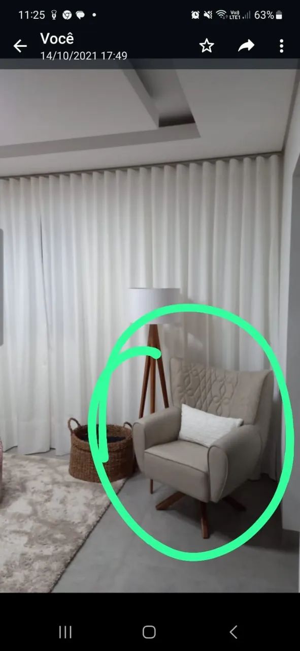 Cômoda giratória de linho - Foto 4