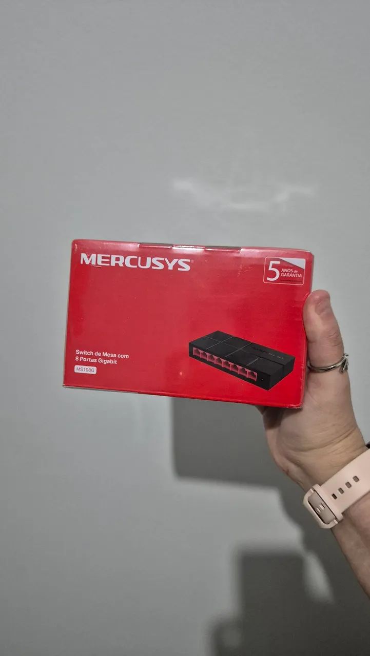 Switch de mesa 8 portas gigabyte 