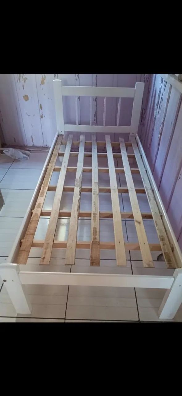 Cama de solteiro sem colchão  - Foto 2