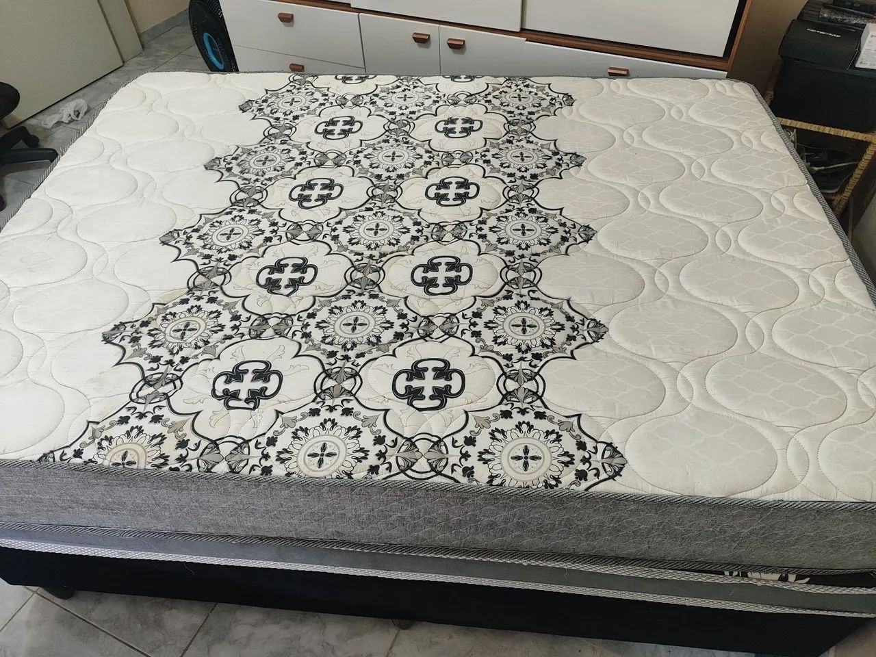 Cama box casal com colchão - Foto 3