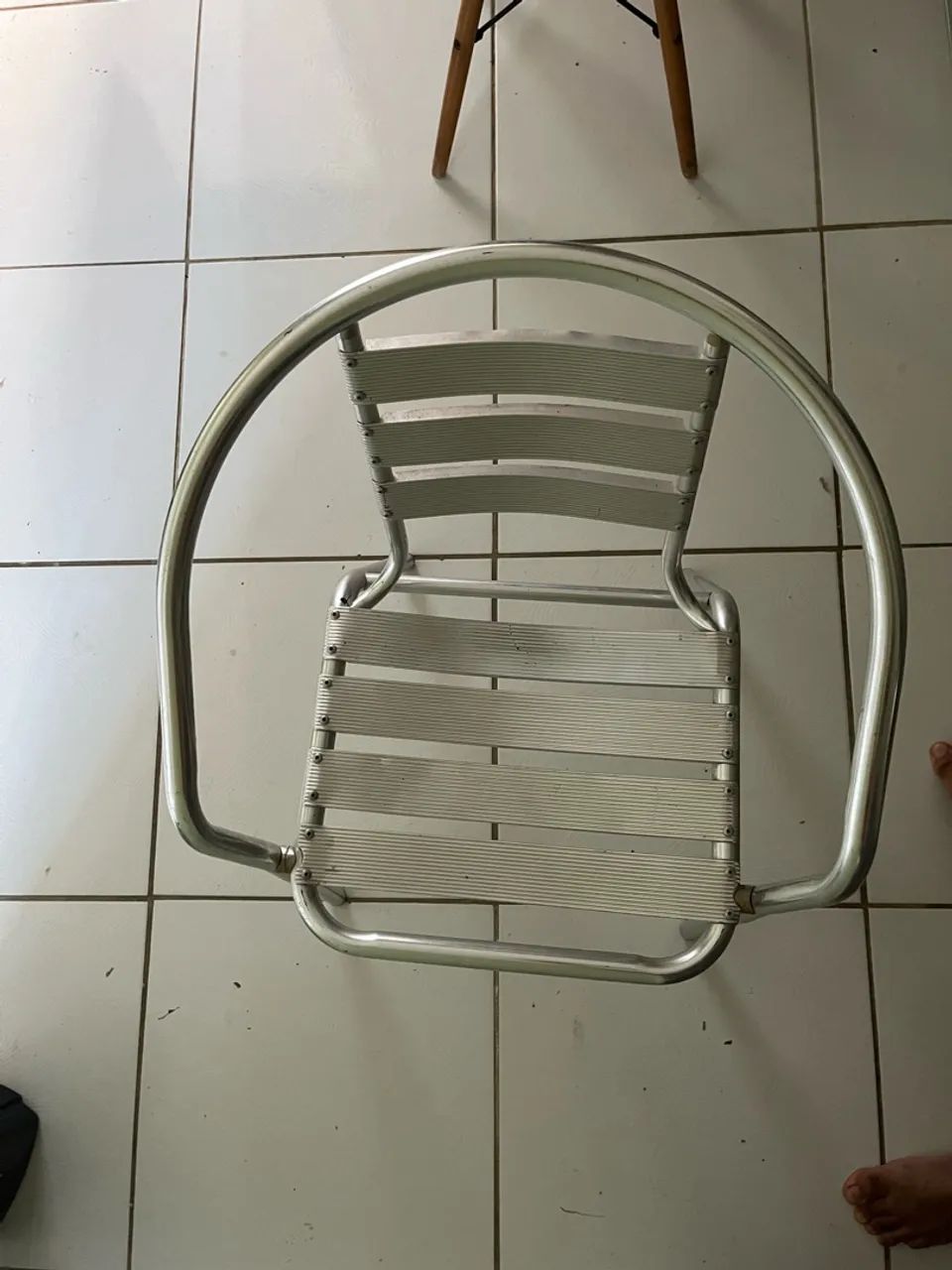 Poltrona de alumínio 
