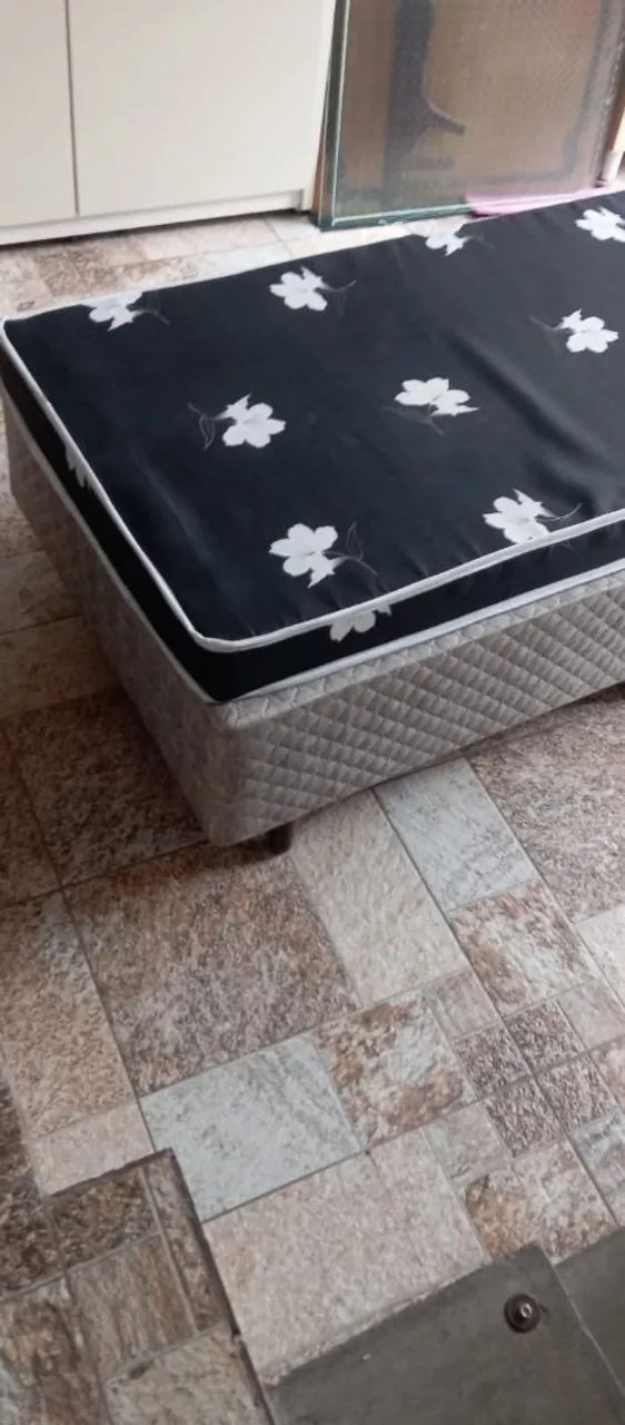 CAMA BOX SOLTEIRO COM COLCHÃO  - Foto 3