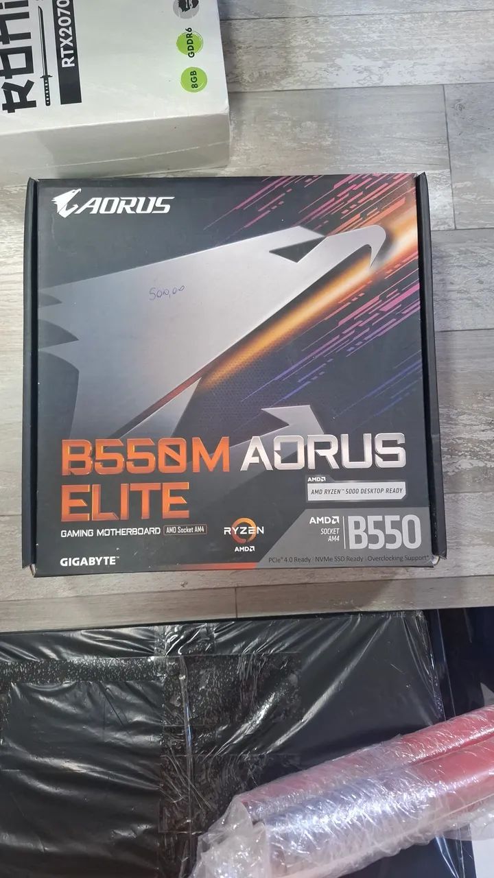 placa mãe Gigabyte B550M Aorus Elite