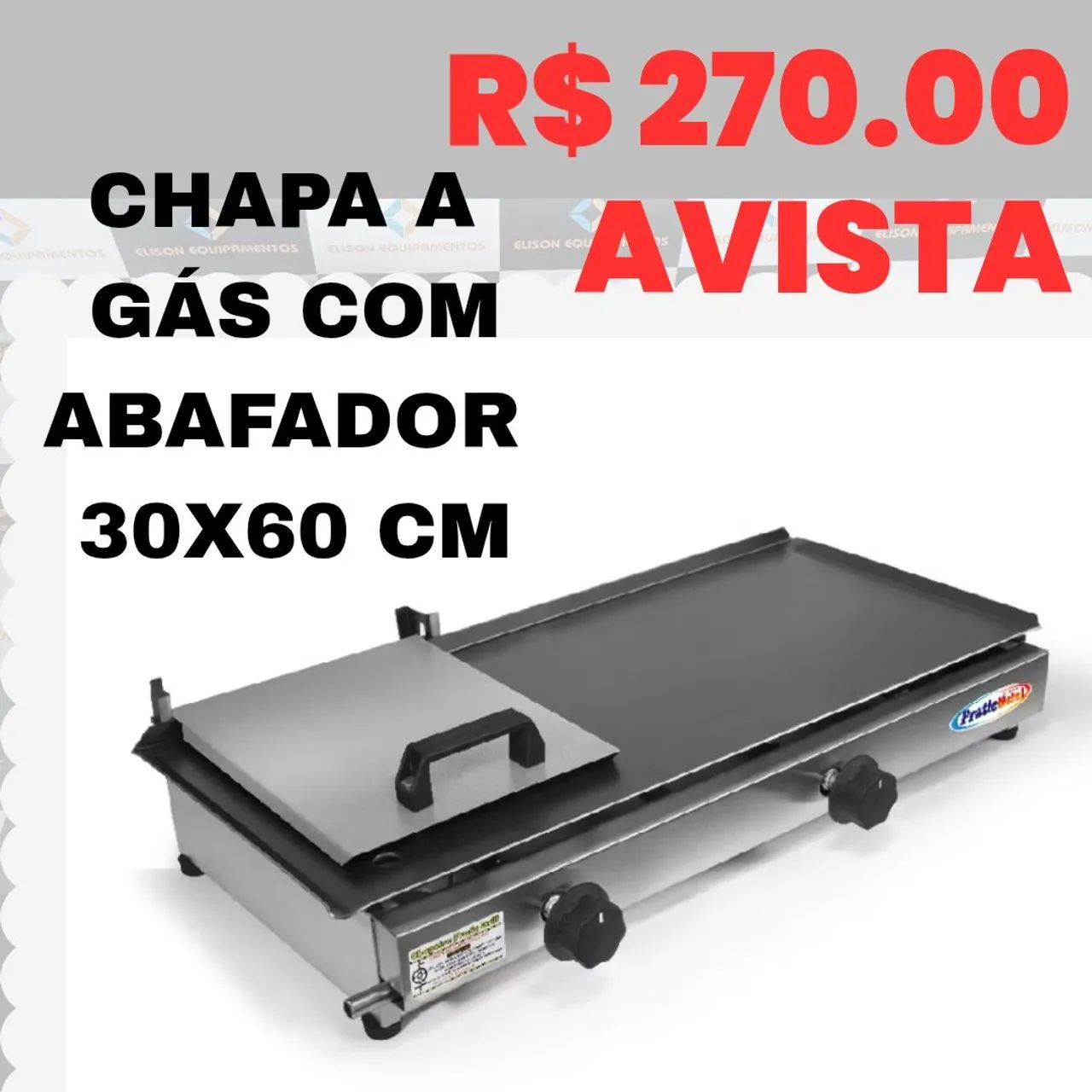 CHAPA A GAZ 30X60