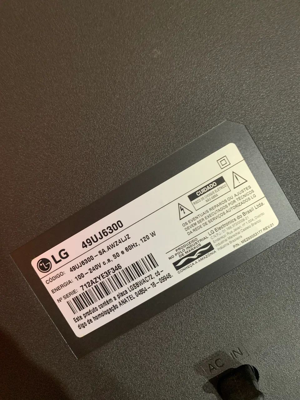 Vendo tv LG smart 50 4K 