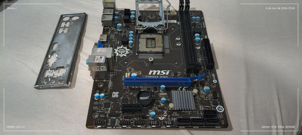 Placa mãe h81m-e33( defeito) - Foto 3