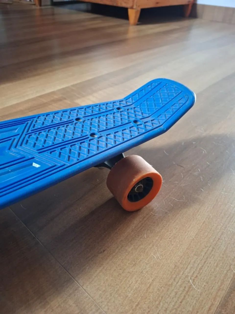 SKATE Mini Cruiser cor Azul rodas Laranjas SEMINOVO - Foto 5