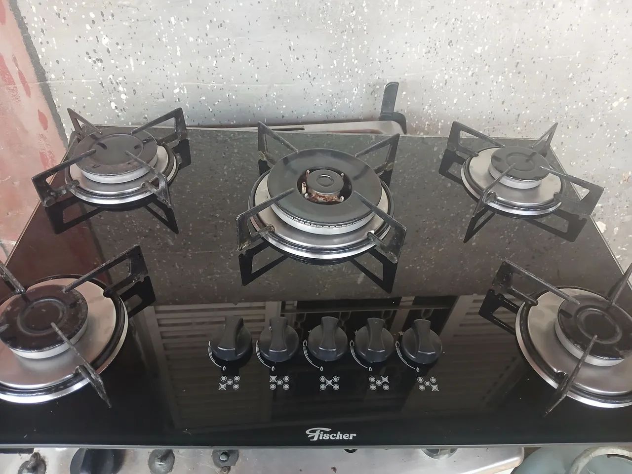 Kooktop 5 chamas funcionando tudo elétrico  - Foto 4